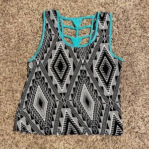 Aztec open-back tank